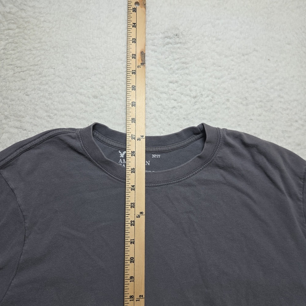 American Eagle Outfitters Gray Graphic Long Sleeve Tee Shirt Mens XL - Picture 4 of 6